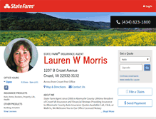 Tablet Screenshot of laurenmorrisagency.com